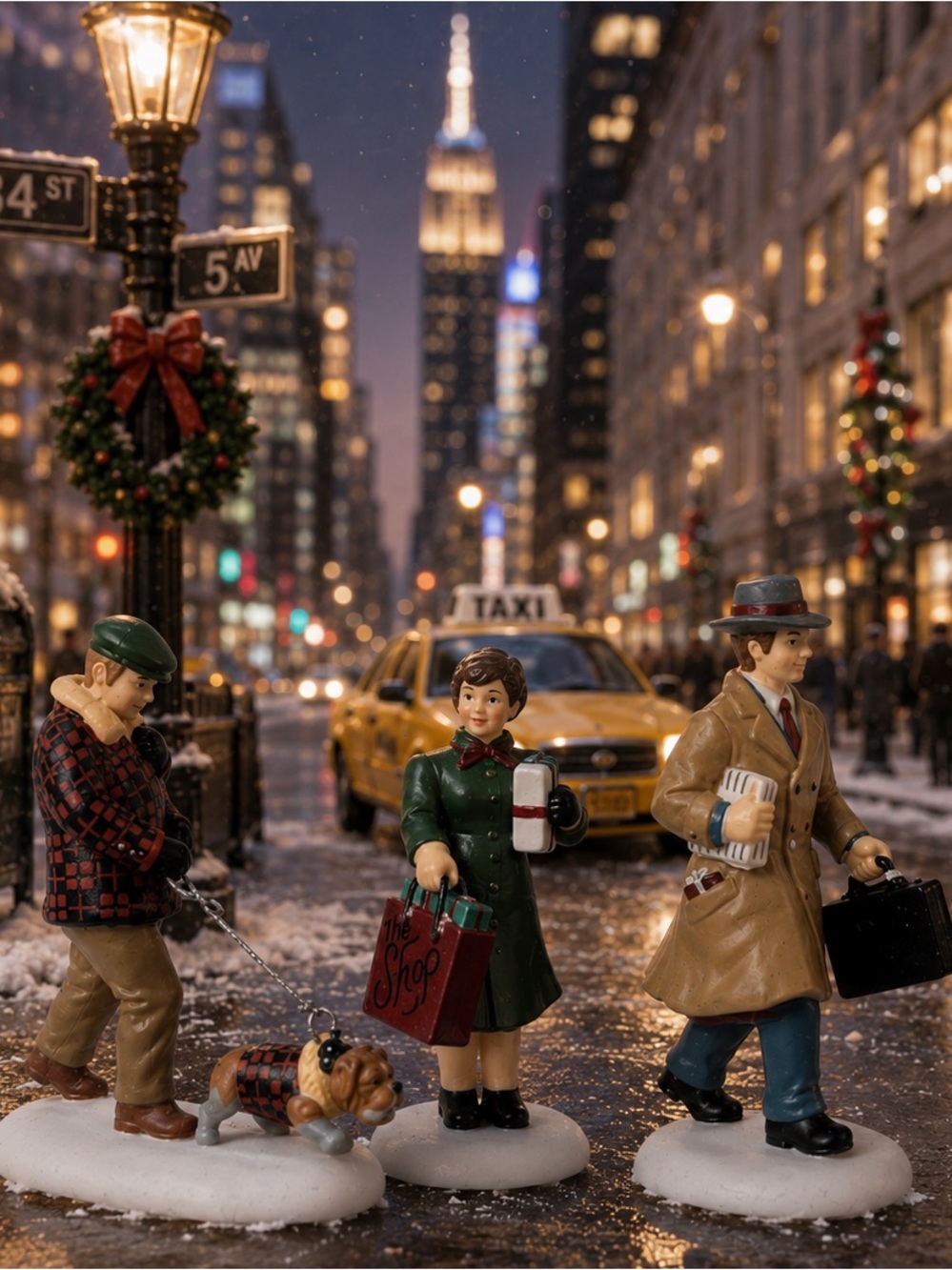 Department 56 “Busy City Sidewalks” Figurine Set